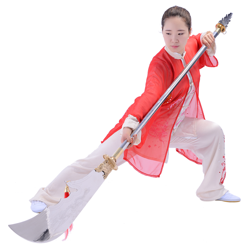 春秋大刀不锈钢 十八般武器 长兵器 青龙偃月刀 未开刃 关刀 大刀
