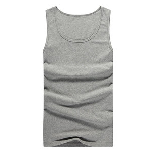 紧身背心男士高弹吊带工字无袖大码男式修身型跨栏健身运动汗衫男