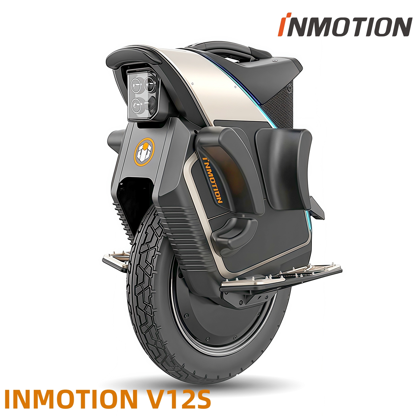 乐行INMOTION V12S独轮车减震越野成人智能平衡车GPS定位电动车