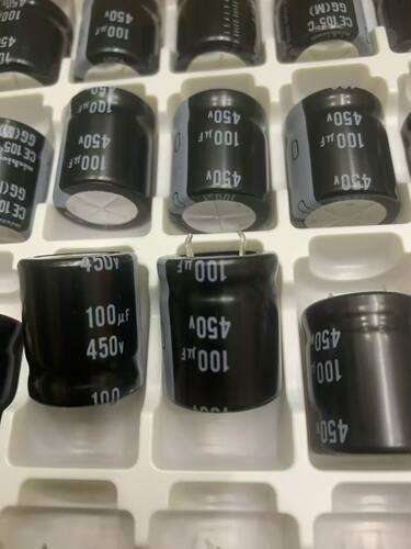 100uF 450V nichicon 全新原装 尼吉康电解电容 450v100uF 22*25
