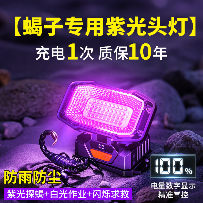 蝎子灯照蝎子户外专用强光超亮头