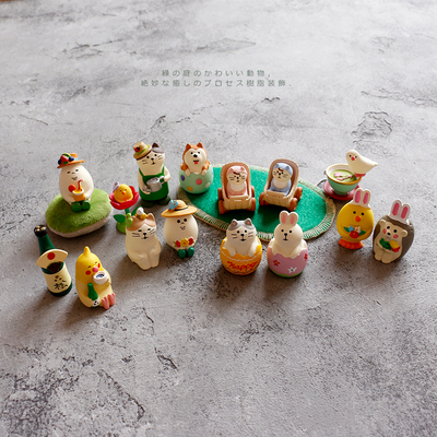 decole系列花园树脂桌面摆件礼物