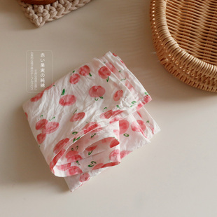红菓菓丨薄全棉餐垫巾清新可爱一人食早餐搭配美食餐布拍摄背景布