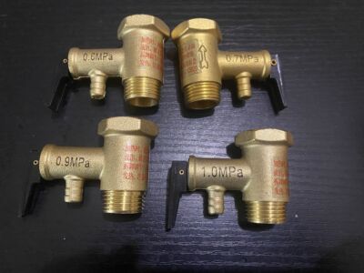 0.9 1.0mpa电热水器安全阀0.6 0.70.75 0.8 全铜泄压单向阀门通用