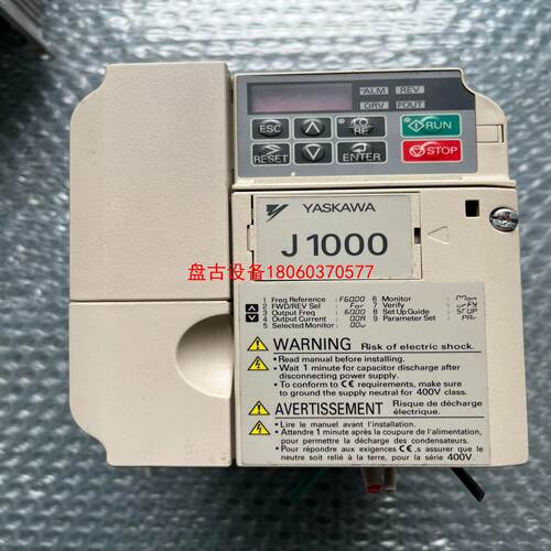【盘古设备】yaskawa安川j1000 变频器