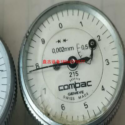 【盘古设备】瑞士compac 0002 杠杆千分表有10几个