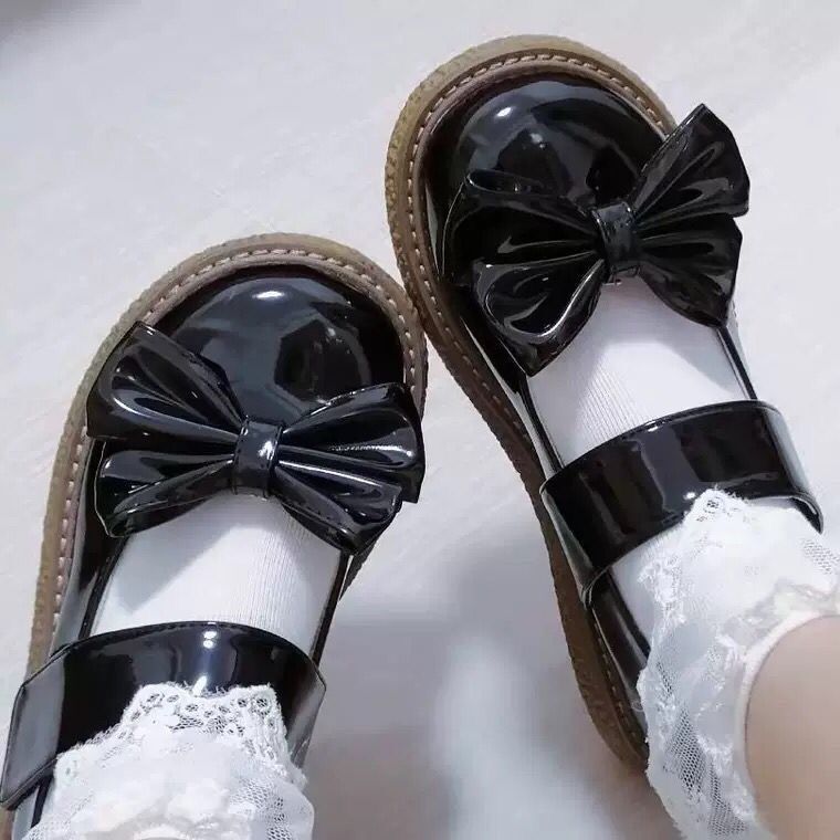jk小皮鞋女洛丽塔lolita玛丽珍鞋