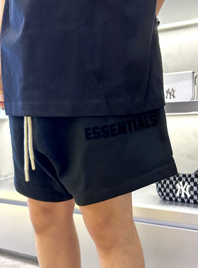FOG GFKC复线ESSENTIALS玄青黑色宽松裤子美式男士生休闲潮牌短裤