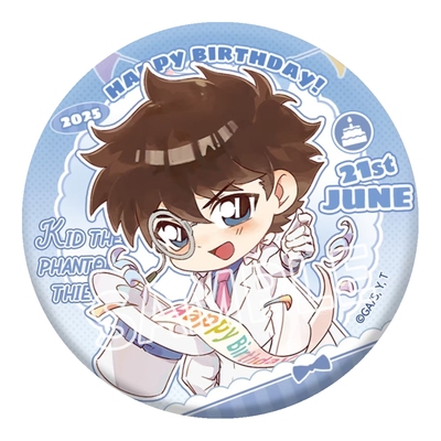 怪盗基德同人徽章2025生日限定朝夕予梦系列吧唧徽章动漫周边挂饰