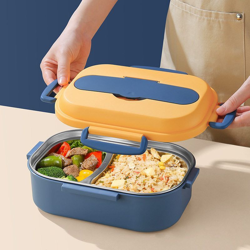 不锈钢保温饭盒小学生专用碗儿童分格便当餐盒可微波炉加热上班族