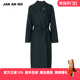 NO简爱诺秋冬新品 JAN 女士双面毛呢过膝收腰大衣J2110038DY