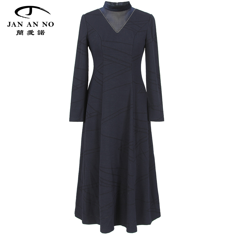 简爱诺长袖连衣裙冬季
