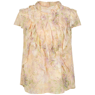 JAN AN NO 简爱诺优雅气质桑蚕丝真丝上衣/半裙女士夏J2410178SY