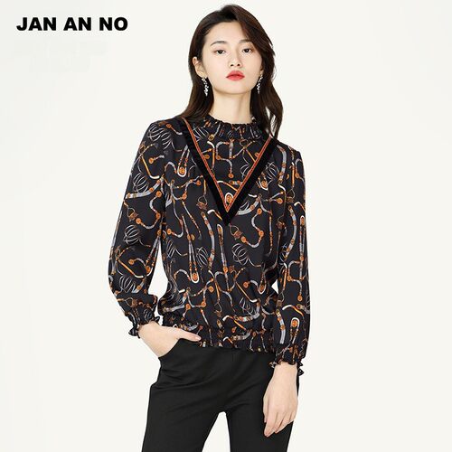 简爱诺春季新款半高领JANANNO