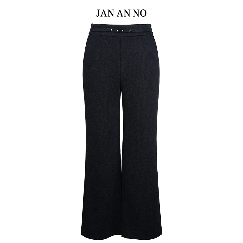 简爱诺优雅气质微喇裤子