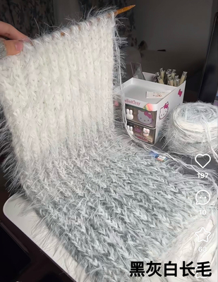 溺水小苑手工编织送男朋友diy毛线团手织围脖送女朋友手工礼物