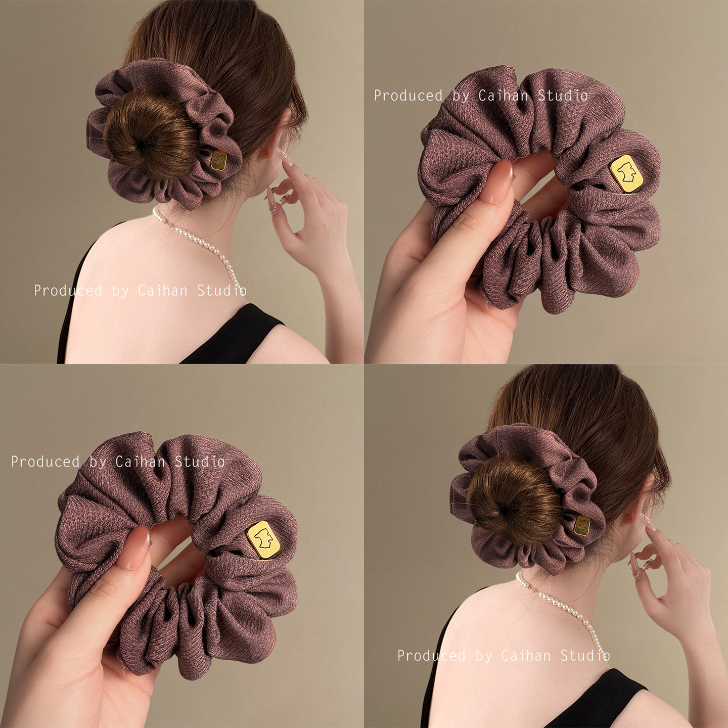 爱恋莉莉斯~韩国复古针织发圈