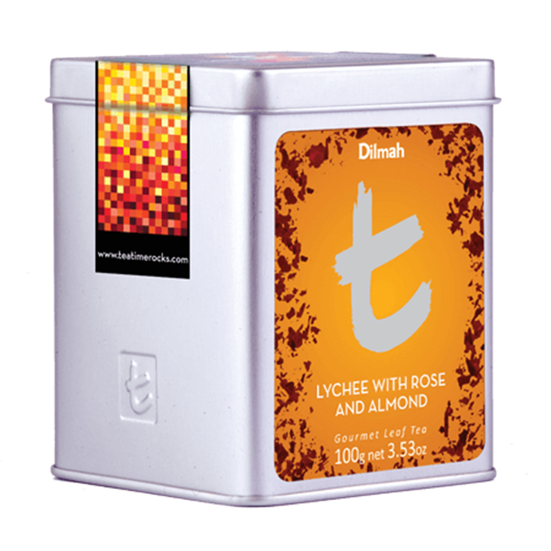 Dilmah迪尔玛T罐装茶叶斯里兰卡进口荔枝玫瑰巴旦木味红茶100克,茶,锡兰/阿萨姆/大吉岭/进口红茶,淘宝优惠券,粉丝福利购,淘宝优惠卷