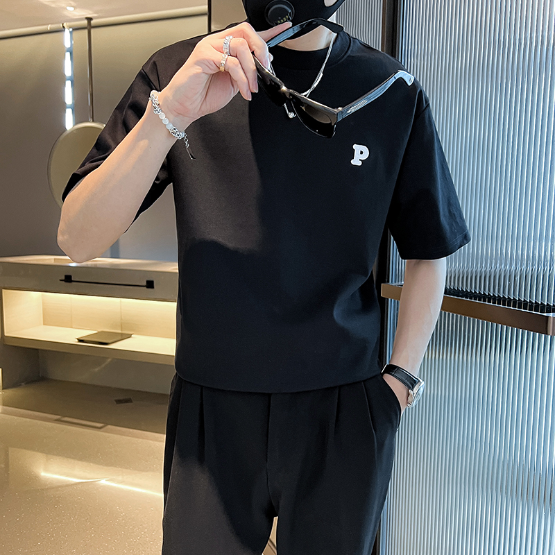 24夏季男士短袖T恤韩版潮流精神小伙打底衫GTX2031-P55，男装T恤，电商A209