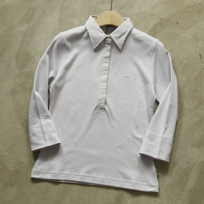 컷 라벨 부티크 여성 여름 7부 소매 티셔츠 고탄성 코튼 여성 슬림 폴로 셔츠 트렌디 브랜드 스웨터