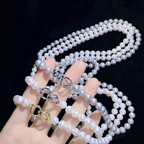 穿长款链斜固定卡扣包珠diy配件