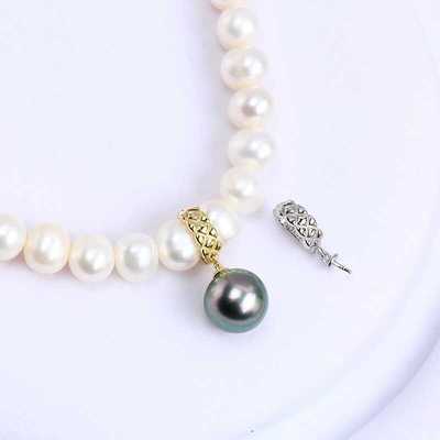 锆石轻奢小众吊坠空托万能扣