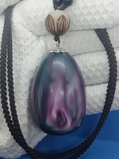 精品菩提果彩色佛心果吊坠释迦菩提原籽老果金包玉手把件手串文玩