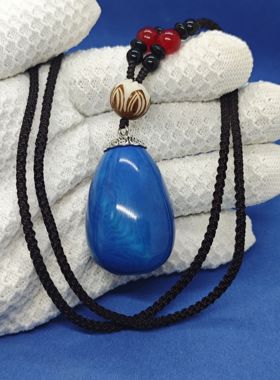 精品现开彩色佛心果老果菩提果原果彩色成品吊坠