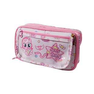 小马宝莉笔袋2025新款大容量高颜值甜酷ins风耐脏笔袋女孩小学生少女笔袋文具盒笔袋初中高中生学习用品简约