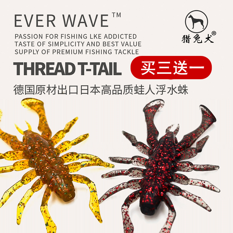 蛙人浮水蛛浮水虾蜘蛛虾