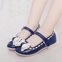 Sandales enfants en Cuir spatial Tête de poisson brodé pour été - semelle caoutchouc Wear - Ref 1053419 Image 7