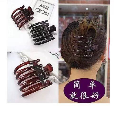 大号盘发洗脸五齿横夹抓夹马尾夹