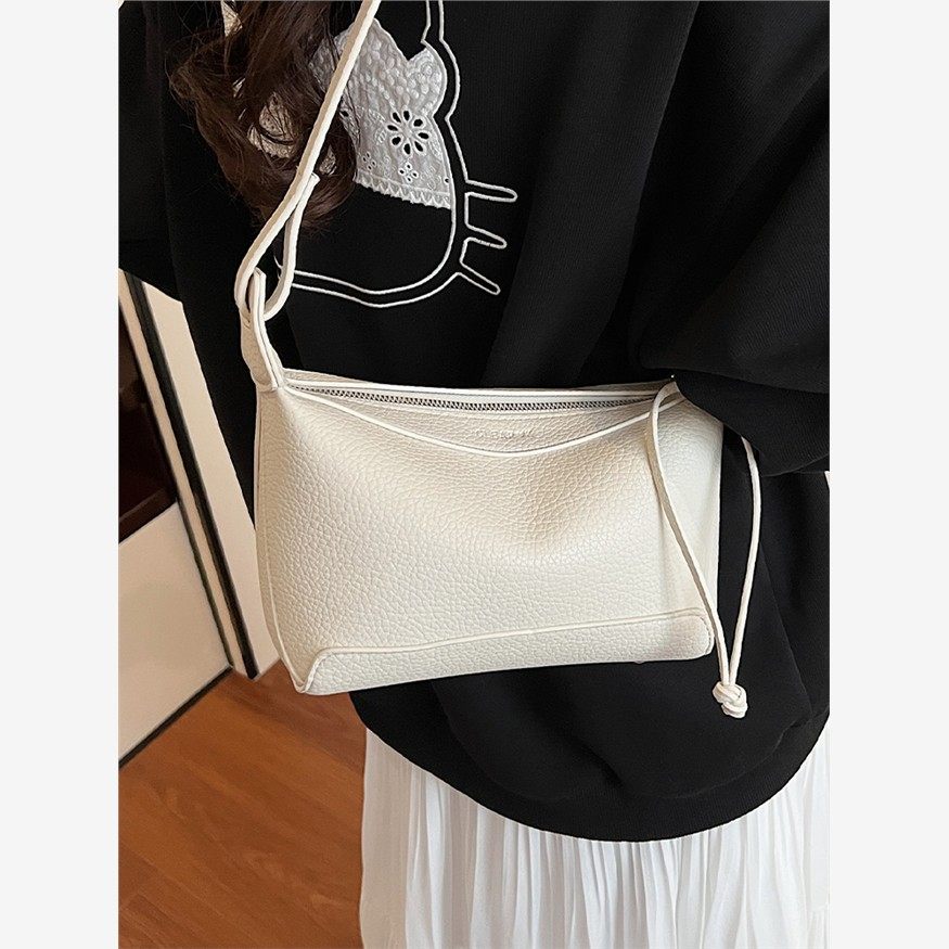 韩国简约气质小包包2025新款时尚荔枝纹小方包夏季流行通勤单肩包,箱包皮具/热销女包/男包,小方包,淘宝优惠券,粉丝福利购,淘宝优惠卷