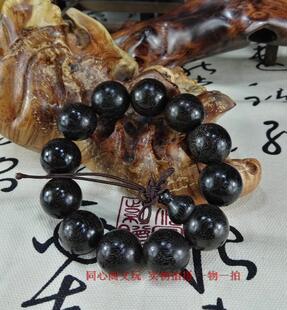 阴沉铁力木*1.8\2.0\2.5手串佛珠*碳化效果好*密度高*手工打磨