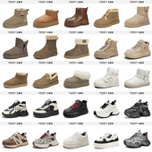 低跟厚底圆头雪地靴休闲面包鞋 戈美其冬季 清仓短筒靴加绒女靴棉鞋