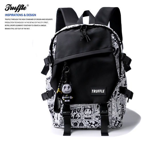 TRUFFLE原创动漫初中生大容量男书包小学生双肩包女户外旅行背包