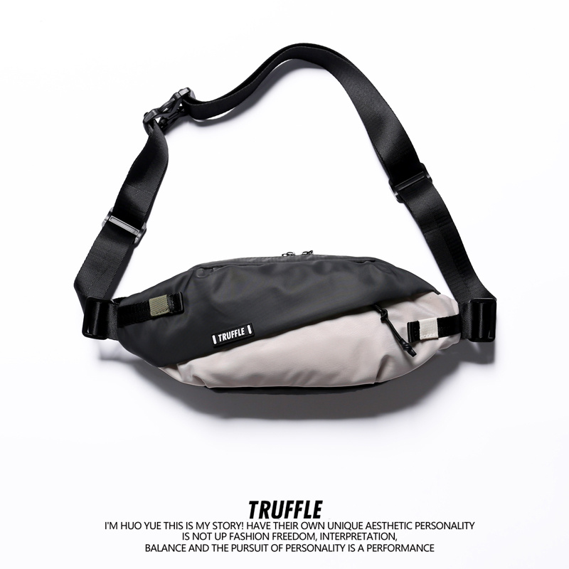 TRUFFLE新款2024秋单肩斜挎包男包包潮牌通勤胸包高级感休闲腰包