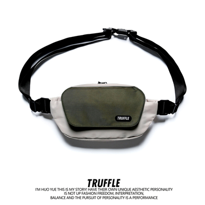 TRUFFLE2025新款单肩斜挎包外出便携胸包男士通勤大容量挎包腰包