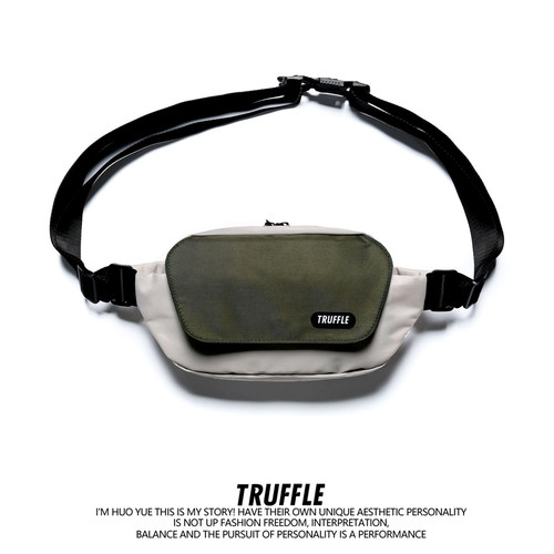 TRUFFLE2025新款单肩斜挎包外出便携胸包男士通勤大容量挎包腰包