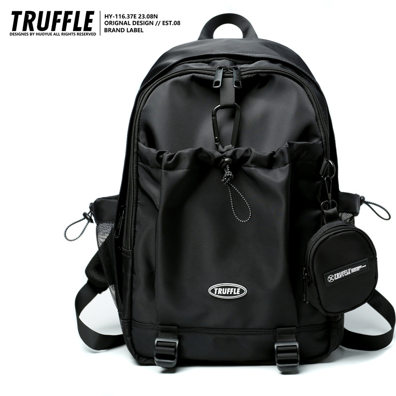 TRUFFLE机能双肩包男大学生书包高中初中生大容量旅行背包电脑包