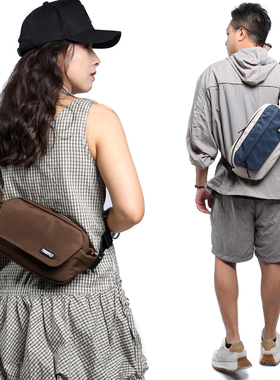 TRUFFLE潮牌高级感单肩斜挎包女学生胸包男士通勤大容量挎包腰包