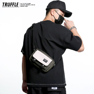 TRUFFLE高级感原创日系单肩斜挎包男士小包胸包背包休闲挎包学生