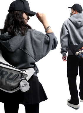 TRUFFLE潮牌2025新款休闲斜挎包男大容量饺子包女轻便单肩包背包