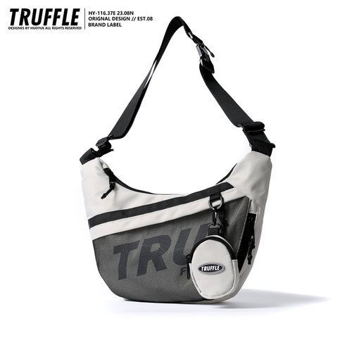 TRUFFLE潮牌斜挎包男大容量出游休闲饺子包女轻便单肩包胸包背包