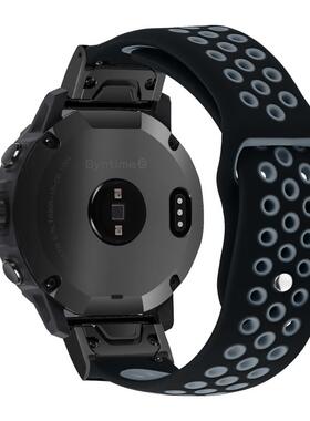 适配TA2000北斗syntime3 pro手表三代ECG版洞洞运动硅胶快拆表带