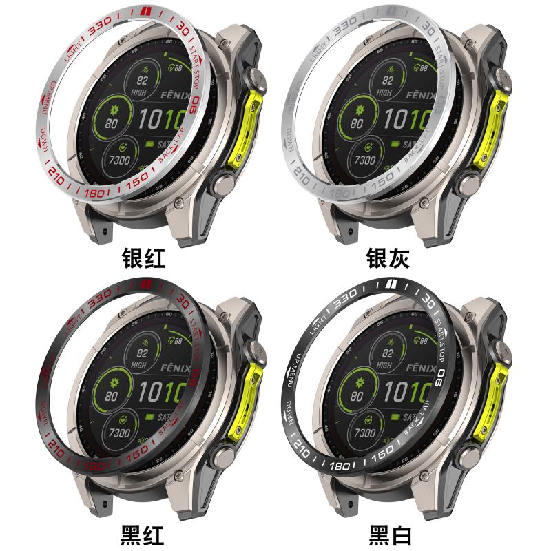 佳明fenix8MicroLED不锈钢表盘