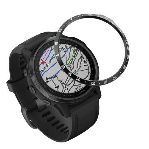 适配佳明Garmin Fenix 6s飞耐时pro金属替换刻度钢圈手表盘保护套