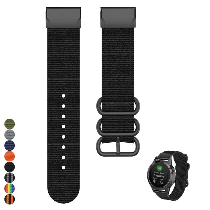 适配garmin佳明tactix8泰铁时8手表太阳能尼龙运动透气快拆手表带