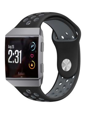 适配Fitbit ionic手表表带硅胶表带透气舒适洞洞运动防水表带男女