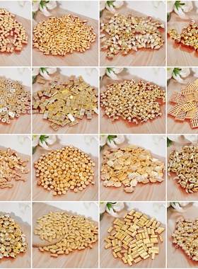 迷你金元宝金条金米金如意算盘钱币吉祥物乔迁家居聚宝盆装饰品